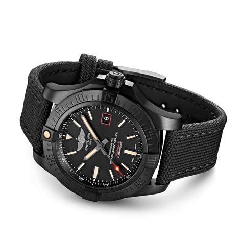 breitling avenger blackbird 44 black titanium|Breitling Avenger blackbird 44mm.